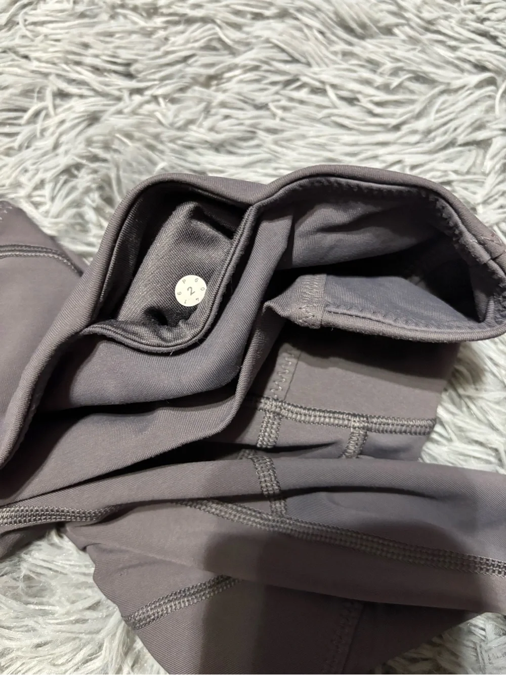lululemon Gray High-Waist Leggings